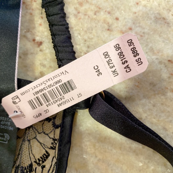 NWT Victoria’s Secret Floral Embroidered push up bustier - Picture 6 of 6